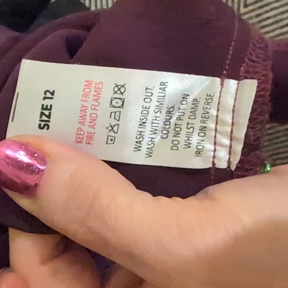 GRASSFIELDS Dress. Plum/Wine Burgundy UK 12/US 8 Wrap Tulip Feminine Holiday - Picture 10 of 10